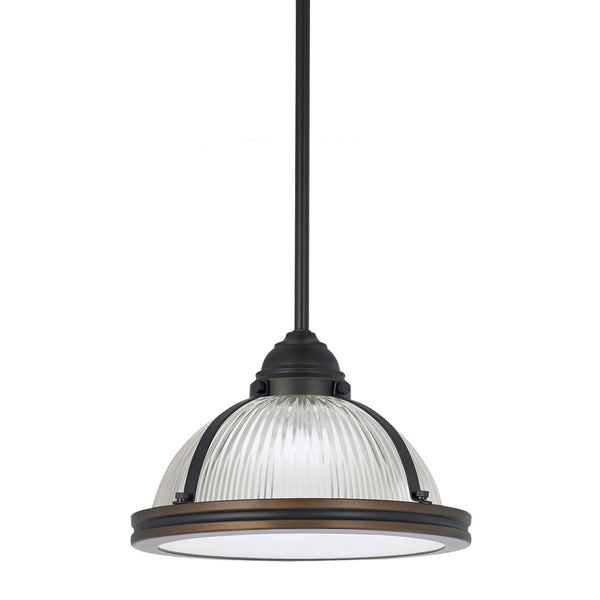 Pratt Street Prismatic Outdoor (Damp) Pendant by Generation Lighting