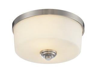 Buy brushed-nickel Lamina Outdoor (Damp) Flush Mount Ceiling Light by Z-Lite