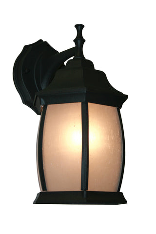 Buy black-with-white-seedy-glass-and-white-shade Waterdown Outdoor (Wet) Wall Lantern by Z-Lite
