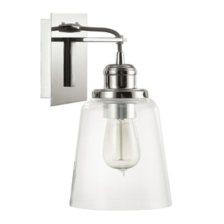 Buy polished-nickel-and-clear-shade Fallon Wall Sconce by Capital Lighting