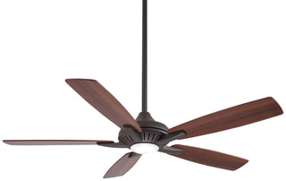 Buy oil-rubbed-bronze-finish-with-medium-maple-and-reversible-dark-walnut-blades Dyno Ceiling Fan with Light by Minka Aire