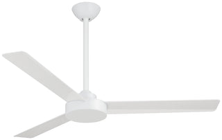Buy flat-white-finish-with-flat-white-blades Roto Ceiling Fan by Minka Aire