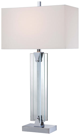 Buy chrome Portables Table Lamp by George Kovacs