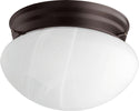Faux Alabaster Mushrooms Outdoor (Damp) Ceiling Mount Light by Quorum