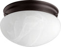 Faux Alabaster Mushrooms Outdoor (Damp) Ceiling Mount Light by Quorum
