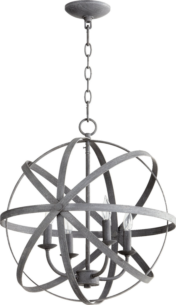 Celeste Outdoor (Damp) Chandelier by Quorum