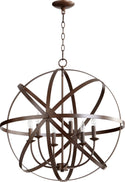 Celeste Outdoor (Damp) Chandelier by Quorum