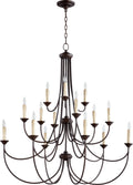 Brooks Outdoor (Damp) Chandelier by Quorum