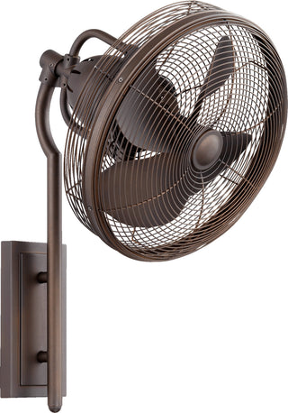 Buy oiled-bronze-finish-with-oiled-bronze-blades Veranda Outdoor (Damp) Ceiling Fan by Quorum