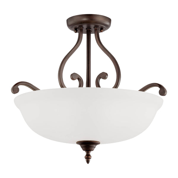 Courtney Lakes Flush Mount Ceiling Light by Millennium