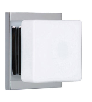 Buy chrome-with-opal-matte-4-375-x-4-375-x-2-625-glass-and-opal-shade Alex Sconce by Besa