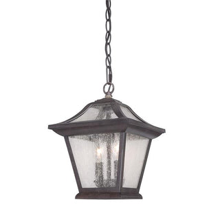 Buy black-coral-with-clear-glass-and-clear-shade Aiken Hanging Lanterns by Acclaim Lighting
