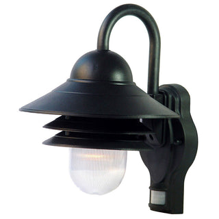 Buy matte-black-with-clear-glass-and-clear-shade Mariner Wall Lantern by Acclaim Lighting