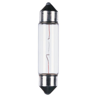 Buy satin-white Tubular 5 Watt Festoon T3 12.00V Xenon 2550k Light Bulb by Generation Lighting