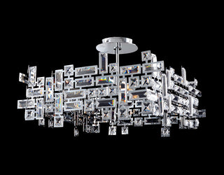 Buy chrome-with-clear-glass-and-clear-shade Vermeer Pendant by Allegri