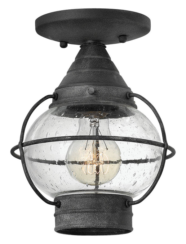 Cape Cod Outdoor (Damp) Flush Mount Ceiling Light by Hinkley