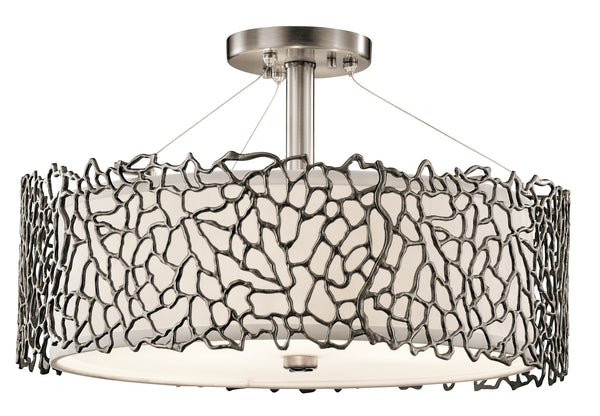 Silver Coral Pendant by Kichler