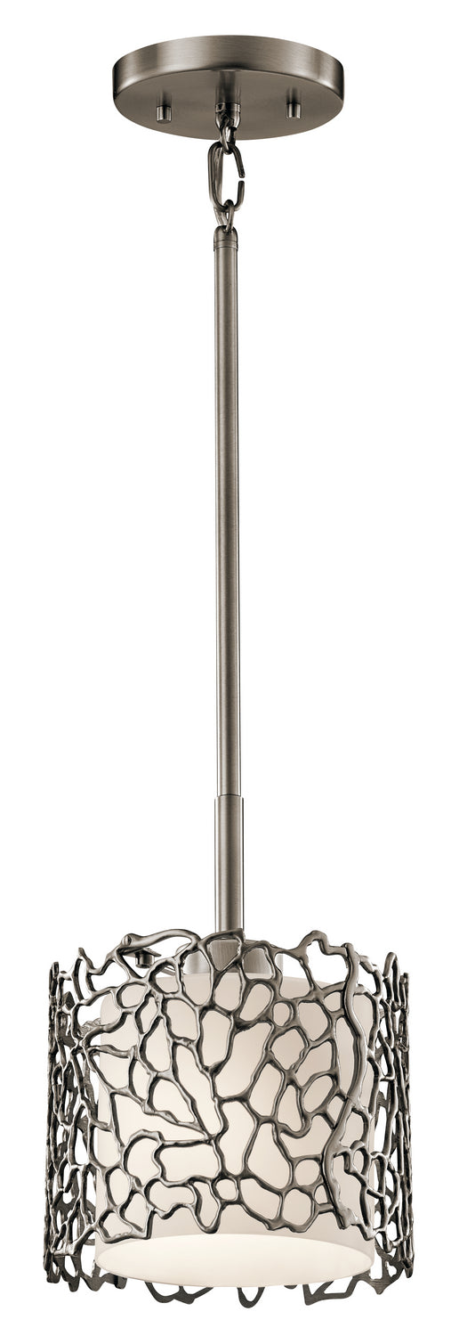 Silver Coral Mini Pendant by Kichler