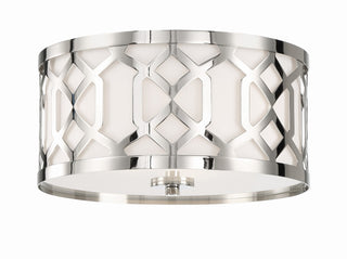 Buy polished-nickel Jennings Flush Mount Ceiling Light by Crystorama