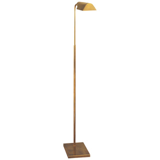Buy hand-rubbed-antique-brass-and-metal-shade Vc Classic Floor Lamp by Visual Comfort Signature