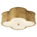 Basil Outdoor (Damp) Flush Mount Ceiling Light by Visual Comfort Signature