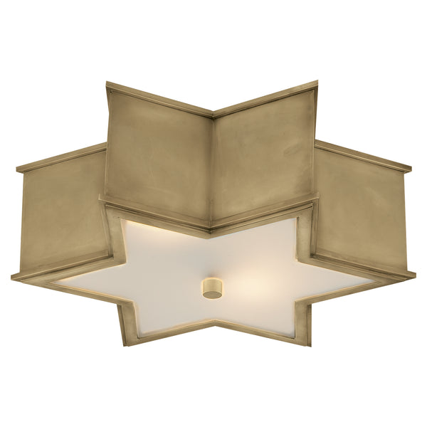Sophia Outdoor (Damp) Flush Mount Ceiling Light by Visual Comfort Signature