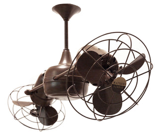 Buy bronzette-finish-with-bronzette-blades Duplo-Dinamico Ceiling Fan by Matthews Fan Company