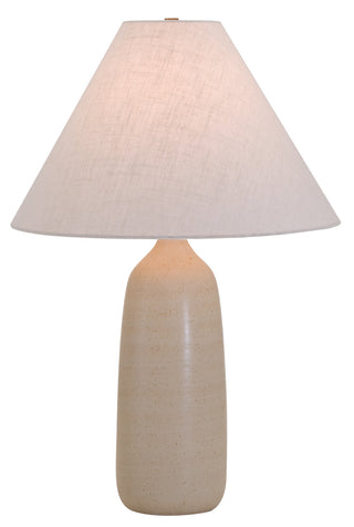Buy oatmeal-with-cream-linen-hardback-glass-and-natural-cream-shade Scatchard Table Lamp by House of Troy
