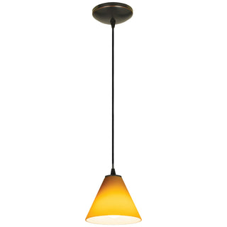 Buy oil-rubbed-bronze-with-amber-glass-and-amber-brown-shade Martini Pendant by Access