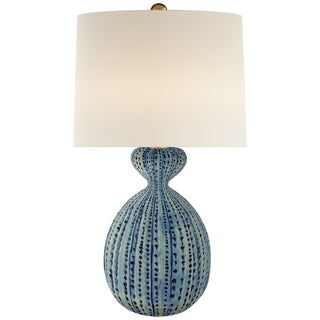 Buy pebbled-aquamarine Gannet Table Table Lamp by Visual Comfort Signature