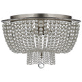 Jacqueline Outdoor (Damp) Flush Mount Ceiling Light by Visual Comfort Signature