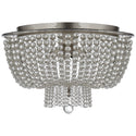 Jacqueline Outdoor (Damp) Flush Mount Ceiling Light by Visual Comfort Signature