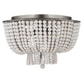 Jacqueline Outdoor (Damp) Flush Mount Ceiling Light by Visual Comfort Signature