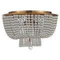 Jacqueline Outdoor (Damp) Flush Mount Ceiling Light by Visual Comfort Signature