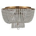 Jacqueline Outdoor (Damp) Flush Mount Ceiling Light by Visual Comfort Signature