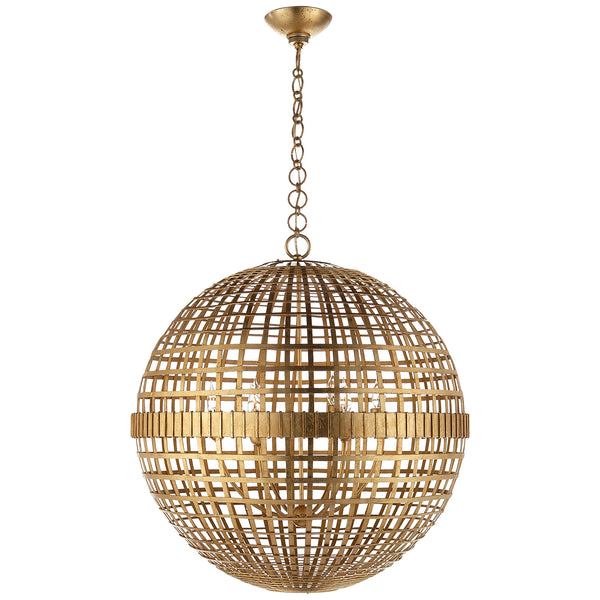 Visual Comfort Signature - ARN 5002G - Six Light Lantern - Mill - Gild from Lighting & Bulbs Unlimited in Charlotte, NC