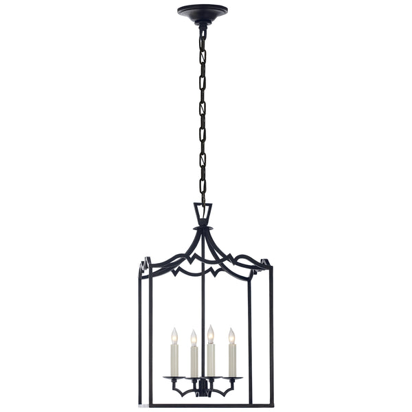 Visual Comfort Signature - CHC 2180AI - Four Light Lantern - Darlana Fancy - Aged Iron from Lighting & Bulbs Unlimited in Charlotte, NC
