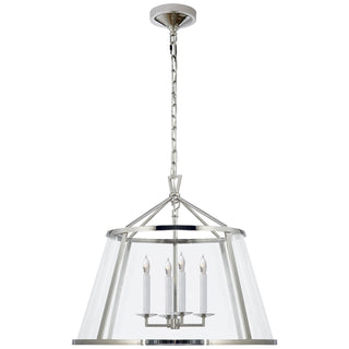 Buy polished-nickel Darlana Pendant Outdoor (Damp) Pendant by Visual Comfort Signature
