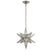 Burnished Silver Leaf with Antique Mirror Glass and Mercury Shade