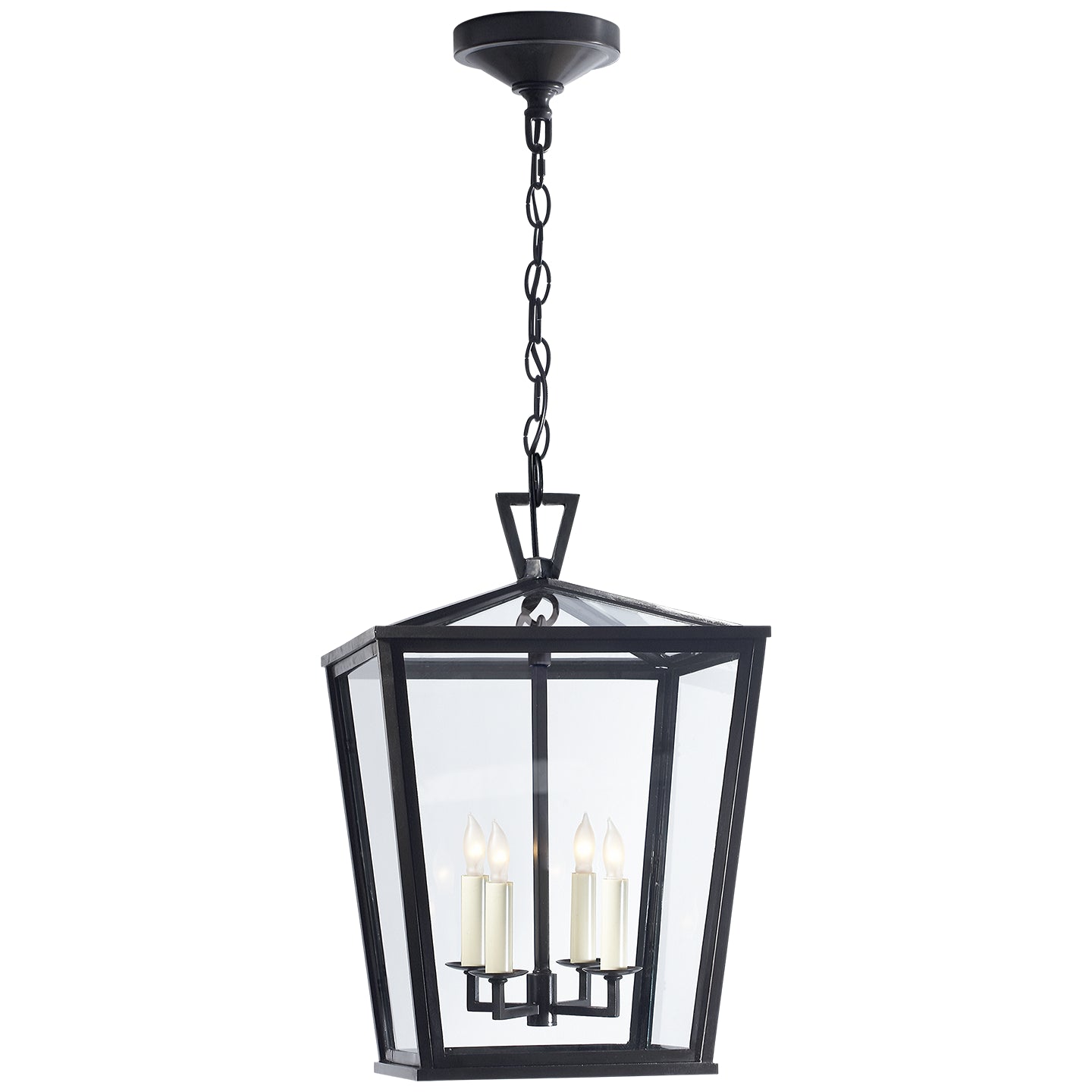 Visual Comfort Signature - CHO 5084BZ - Four Light Hanging Lantern - Darlana Outdoor - Bronze from Lighting & Bulbs Unlimited in Charlotte, NC