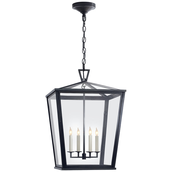 Visual Comfort Signature - CHO 5085BZ - Four Light Hanging Lantern - Darlana Outdoor - Bronze from Lighting & Bulbs Unlimited in Charlotte, NC