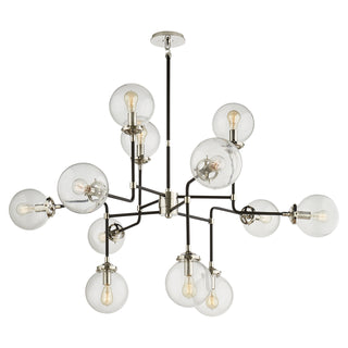 Buy polished-nickel Bistro Outdoor (Damp) Chandelier by Visual Comfort Signature