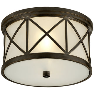 Buy bronze Montpelier Outdoor (Damp) Flush Mount Ceiling Light by Visual Comfort Signature