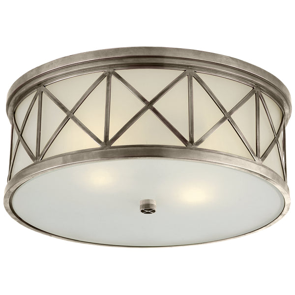 Montpelier Outdoor (Damp) Flush Mount Ceiling Light by Visual Comfort Signature