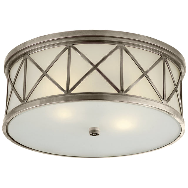 Montpelier Outdoor (Damp) Flush Mount Ceiling Light by Visual Comfort Signature