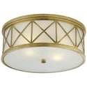 Montpelier Outdoor (Damp) Flush Mount Ceiling Light by Visual Comfort Signature