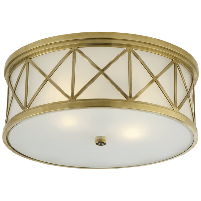 Montpelier Outdoor (Damp) Flush Mount Ceiling Light by Visual Comfort Signature