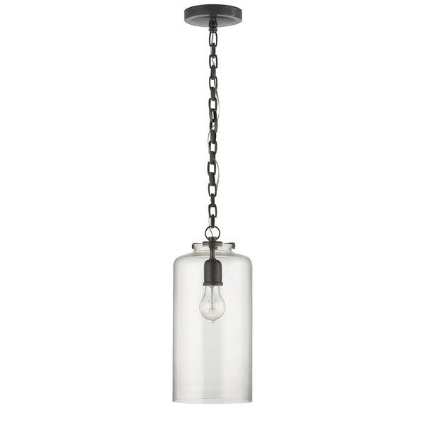 Katie Cylider Outdoor (Damp) Pendant by Visual Comfort Signature
