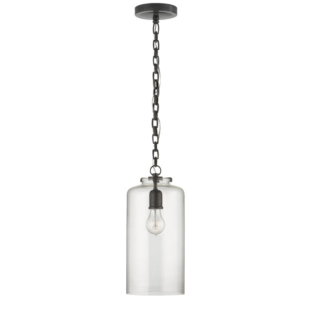 Katie Cylider Outdoor (Damp) Pendant by Visual Comfort Signature