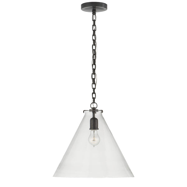Katie Conical Outdoor (Damp) Pendant by Visual Comfort Signature